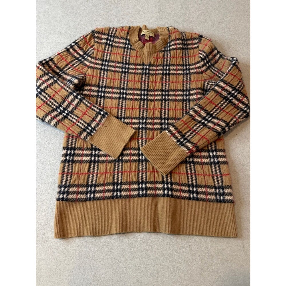 Burberry 100% Cashmere Sweater Women’s Size Large